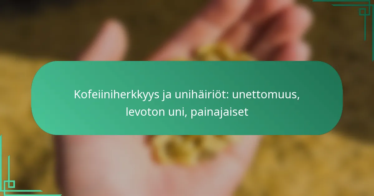 featured-image-kofeiiniherkkyys-ja-unihairiot-unettomuus-levoton-uni-painajaiset