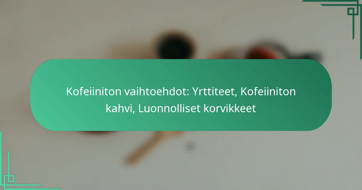 featured-image-kofeiiniton-vaihtoehdot-yrttiteet-kofeiiniton-kahvi-luonnolliset-korvikkeet